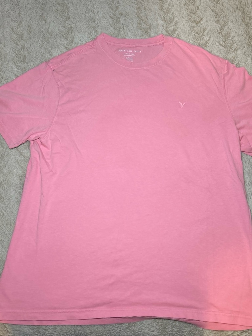American Eagle Outfitters Men’s Light Pink Crew Tee